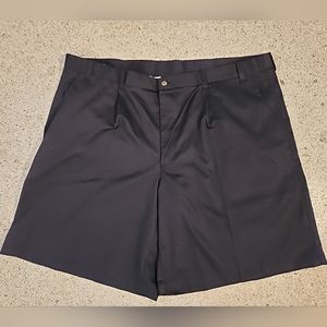 Black Uniform Shorts Big Mens Sz 50 Twill Chino Pocket Uniform 10.5" Inseam NWT